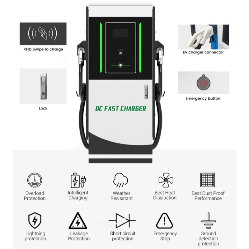 EV Charging Station DC 30kW Wa - Dc Fast Charger 30Kw Wallbox Commercial review and price